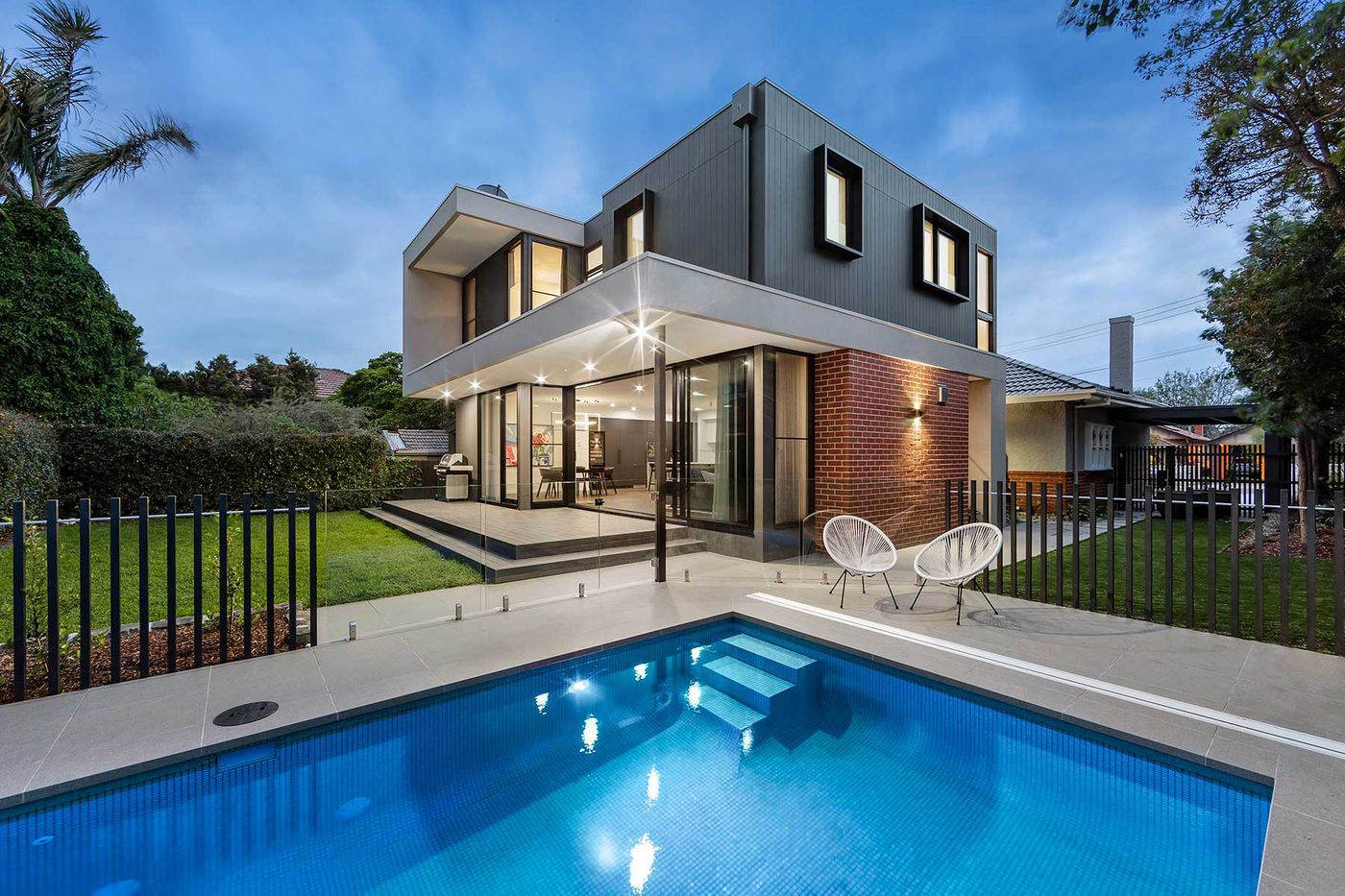 Modern Austin-area home exterior